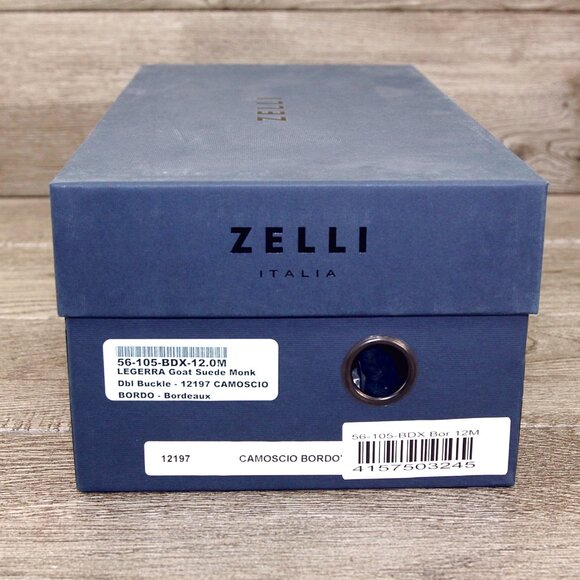 * NIB * $495 Nordstrom ZELLI Italia 12 M Bordo Goatskin Suede * add $15 Trees main image 5